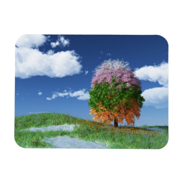 The Season Tree Flexible Magnet (Horizontal)