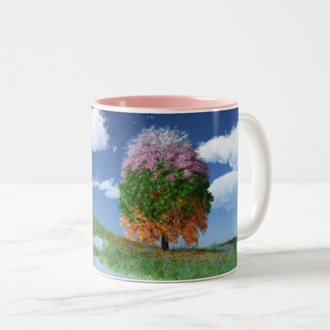 The Season Tree Mug (Front Right)