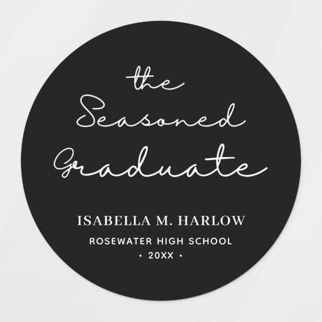 The Seasoned Graduate Personalized (Design 1)