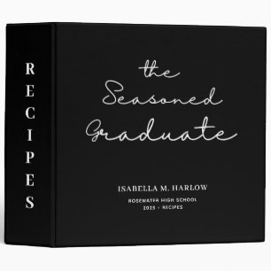 The Seasoned Graduate Personalized Recipe Binder
