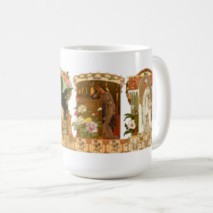 The Seasons Art Nouveau by Sonrel. Coffee Mug