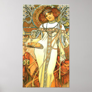 The Seasons: Autumn - Alphonse Mucha (1900) Poster