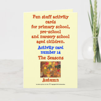 The Seasons - Autumn Holiday Card