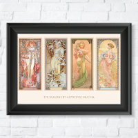 The Seasons by Alphonse Mucha