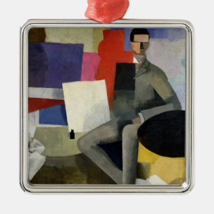 The Seated Man, or The Architect Metal Ornament