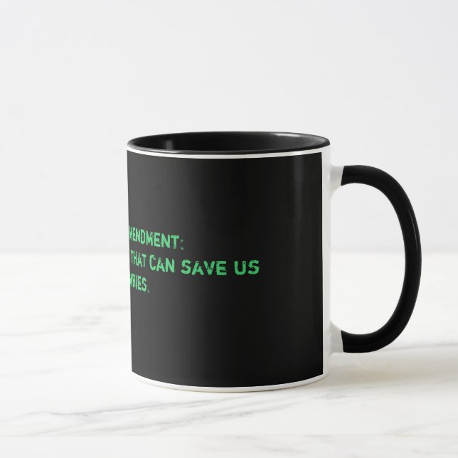 The Second Amendment: The only amendment that c... Mug (Right)