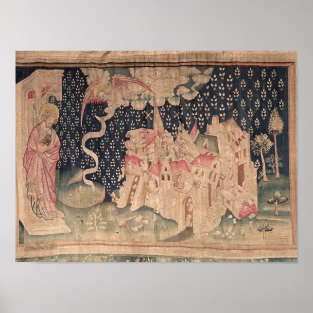 The second angel announces the fall of Babylon Poster (Front)