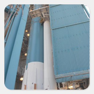 The second solid rocket motor is moved into pla square sticker