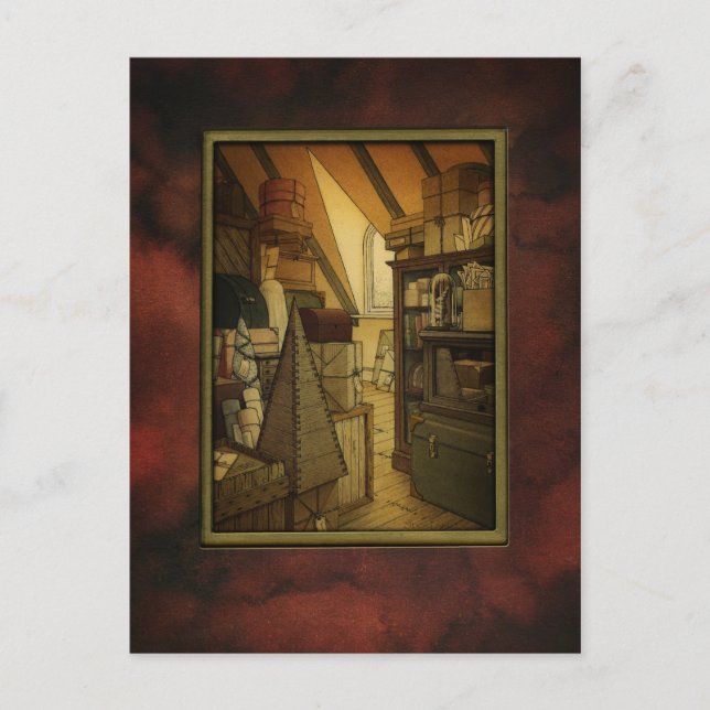The Secret Box Room Art Postcard (Front)