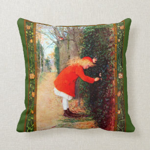 The Secret Garden Book Cover & Quote Throw Pillow