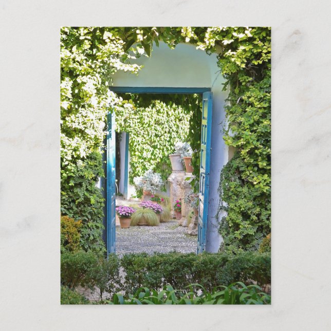 The Secret Garden Door Postcard (Front)