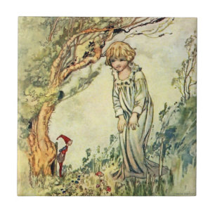 “The Secret Garden” Fairy Art by Charles Robinson Tile