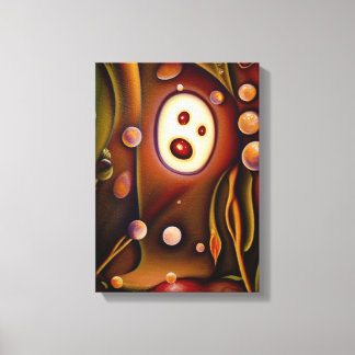 the secret garden surreal art painting flowers pos canvas print