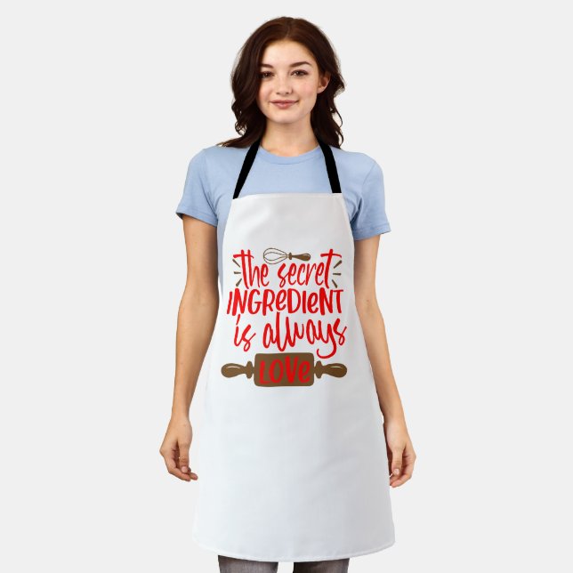 The Secret Ingredient Is Always Love Apron (Worn)