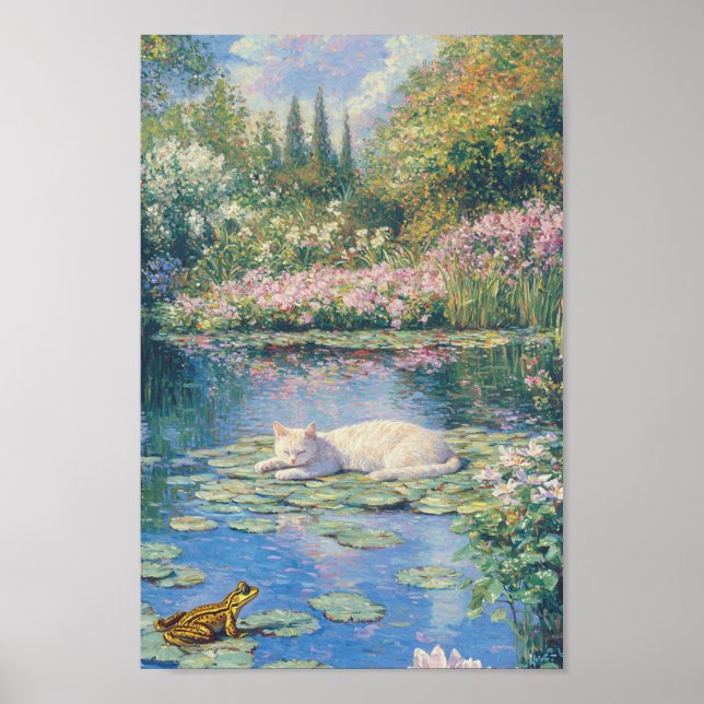 The Secret Life of Monet’s Cats Poster