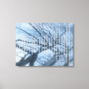 The Secret life of trees Canvas Print