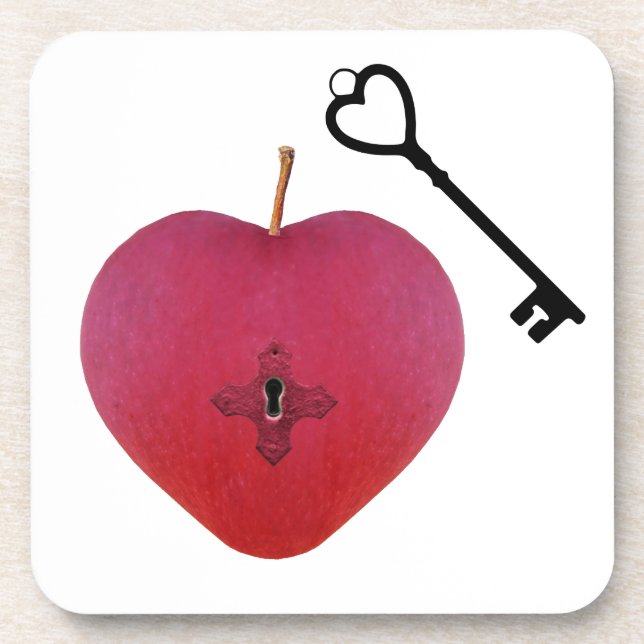 The Secret Love Apple Coaster (Front)