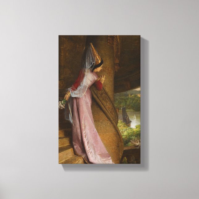 The Secret Rendezvous, by Pierre-Charles Comte Canvas Print (Front)