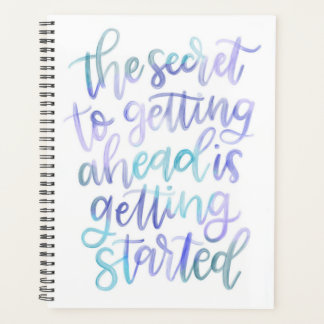 The secret to getting ahead weekly planner