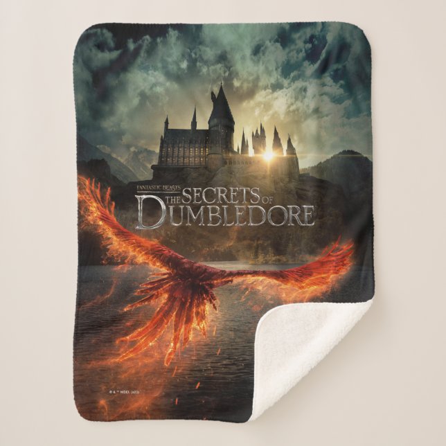 The Secrets of Dumbledore Theatrical Poster Sherpa Blanket (Front)
