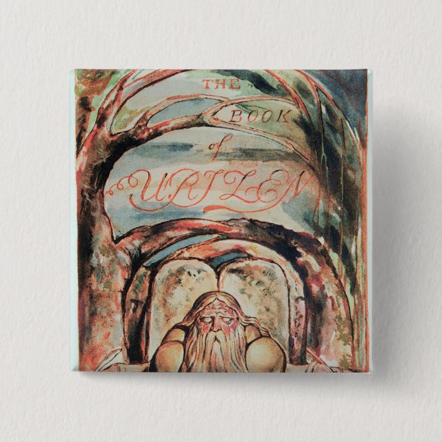 The Secrets of Wisdom' 2 Inch Square Button (Front)