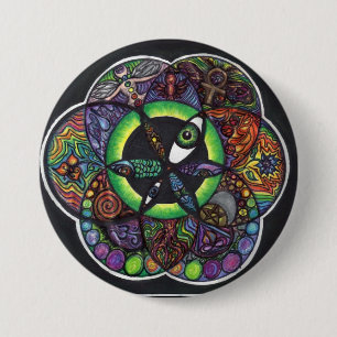 The Seed 3 Inch Round Button