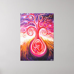 The seed of life canvas print