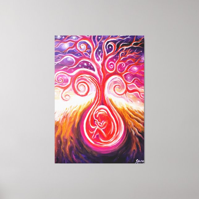 The seed of life canvas print (Front)