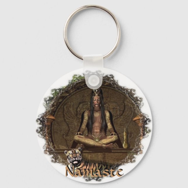 The Seer-Namaste Keychain (Front)