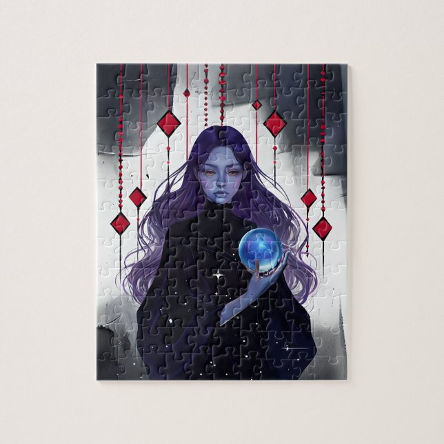 The Seer Of Duality Jigsaw Puzzle (Vertical)