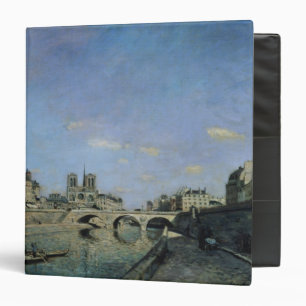 The Seine and Notre Dame in Paris, 1864 Binder