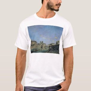 The Seine and Notre Dame in Paris, 1864 T-Shirt