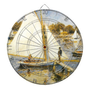 The Seine at Argenteuil Auguste Renoir Dartboard