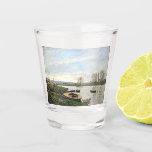 The Seine at Argenteuil by Sisley Shot Glass