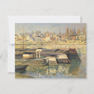 The Seine at Asnieres by Claude Monet