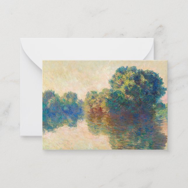 The Seine at Giverny by Claude Monet Card (Front)