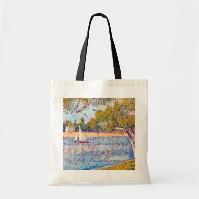 The Seine at La Grande Jatte, Seurat Tote Bag (Front)