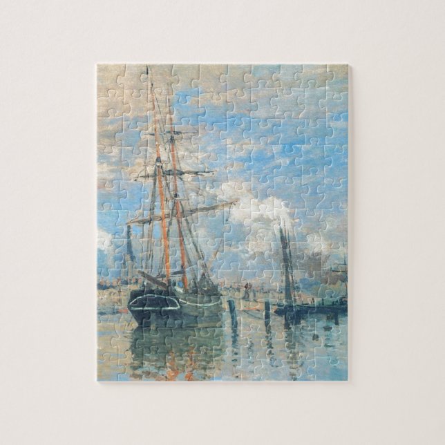 The Seine at Rouen by Claude Monet Jigsaw Puzzle (Vertical)