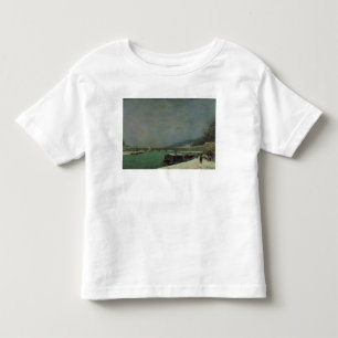 The Seine at the Pont d'Iena, Winter, 1875 Toddler T-shirt