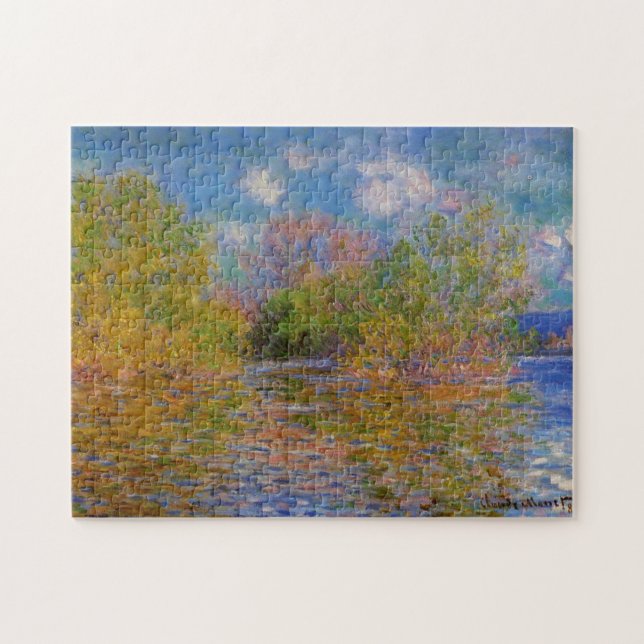 The Seine near Giverny Monet Fine Art Jigsaw Puzzle (Horizontal)