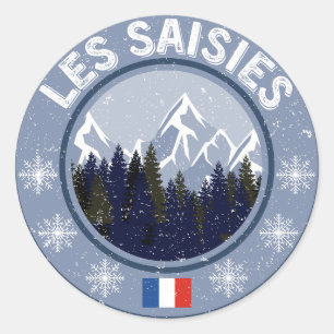 The Seizures Ski Resort Classic Round Sticker