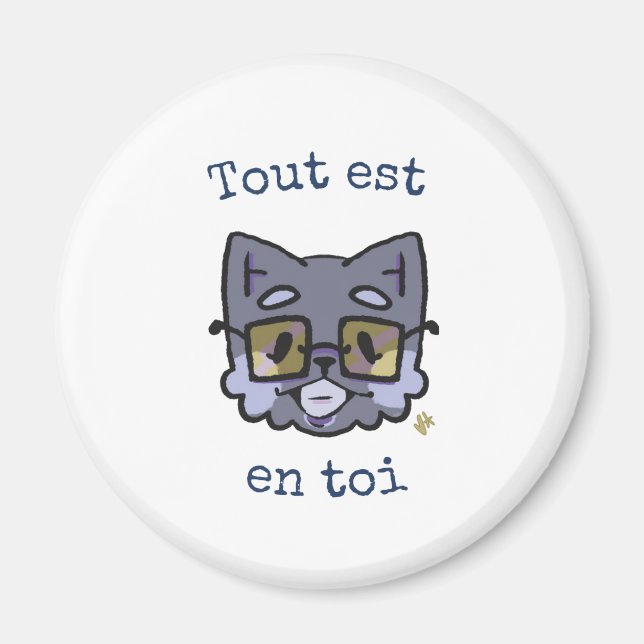 The Self-Discovery Badge Magnet (Front)