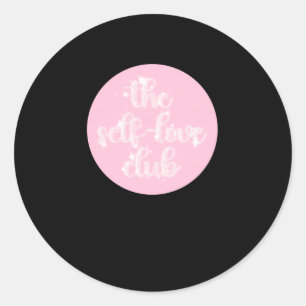 The Self-love Club  Classic Round Sticker