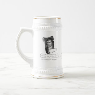 The Selkirk Grace Burns Night Supper Prayer Grey Beer Stein