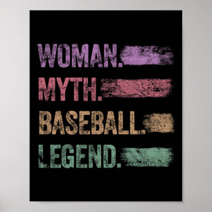 The Sell Legend Retro Cricket Ladies Sell Poster
