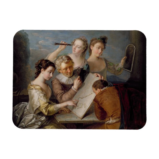 The Sense of Sight, c.1744-47 (oil on canvas) Magnet (Horizontal)