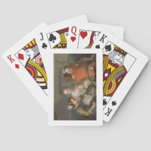 The Sense of Touch, c.1744-47 (oil on canvas) (see Playing Cards