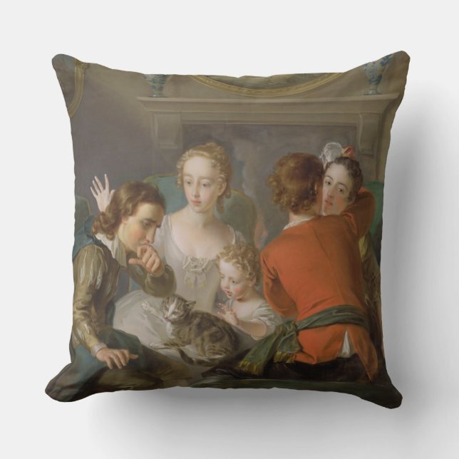 The Sense of Touch, c.1744-47 (oil on canvas) (see Throw Pillow (Front)