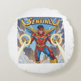 The Sentinel Round Pillow