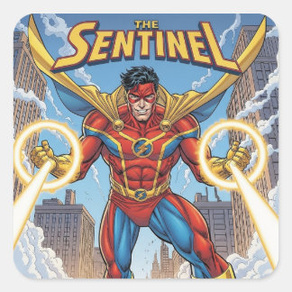 The Sentinel Square Sticker